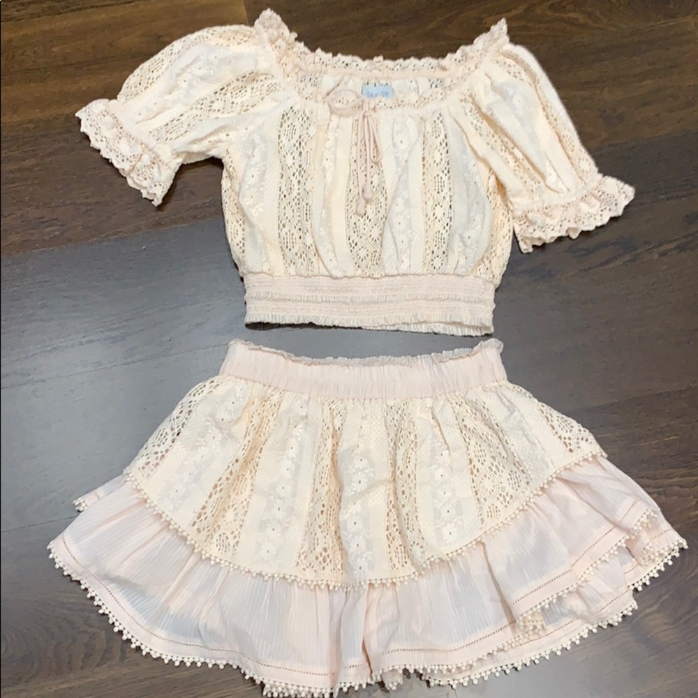 Top+skirt set